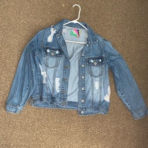 Distressed Jean Jacket
